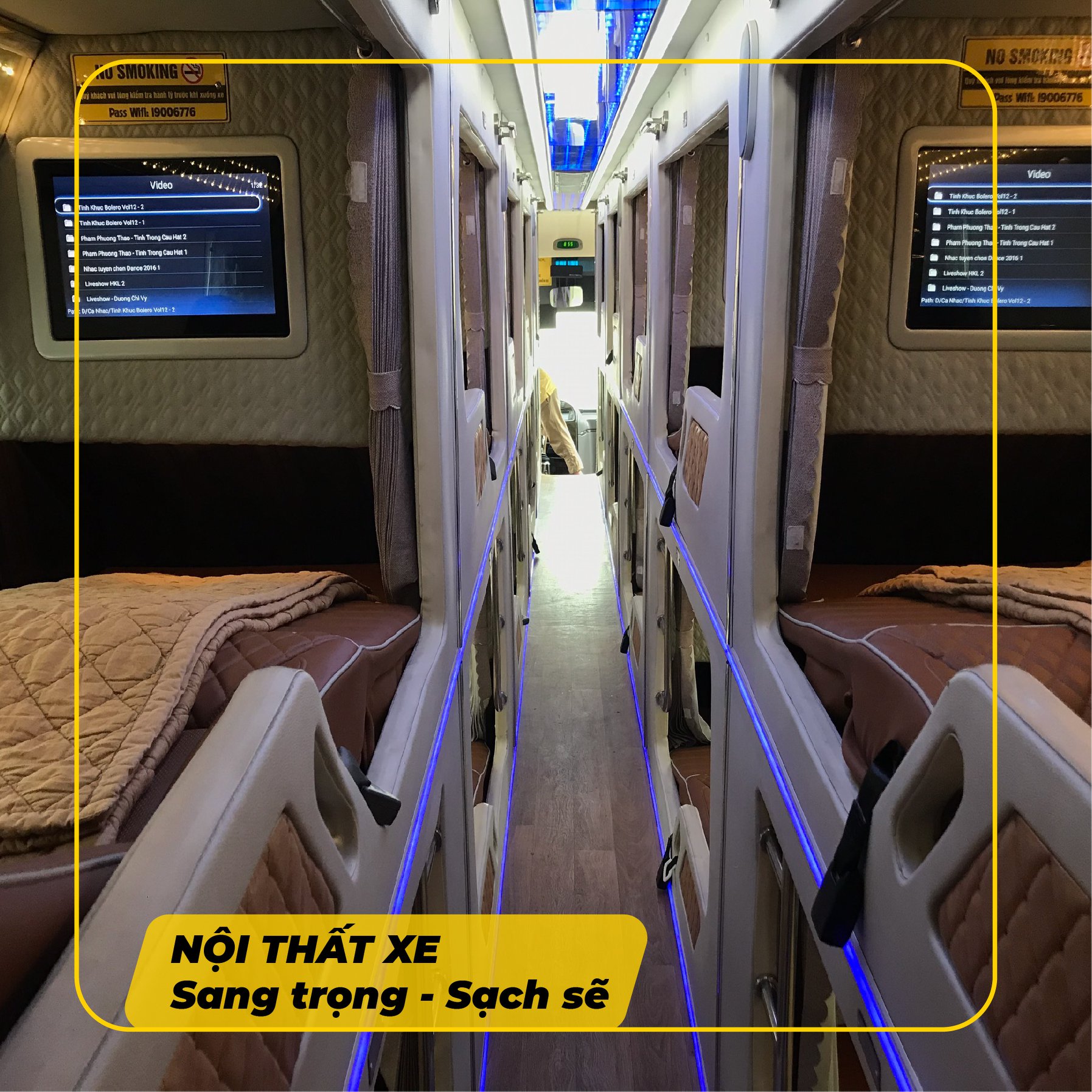 Vé xe Nội Bài đi Sapa - Hãng xe Cabin VIP của Hà Sơn - Hải Vân