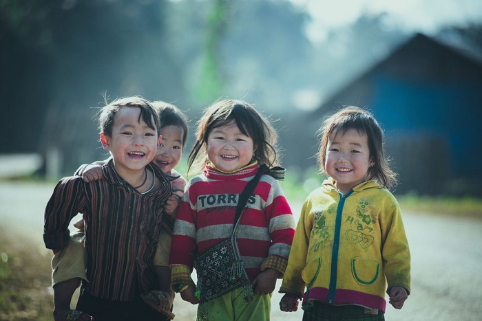 Những nụ cười trong trẻo của những đứa trẻ trên vùng đất Sapa trữ tình