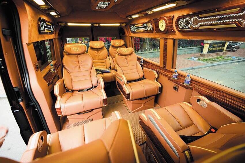 Hãng xe Trường Thanh Limousine - Hệ thống ghế ngồi cao cấp